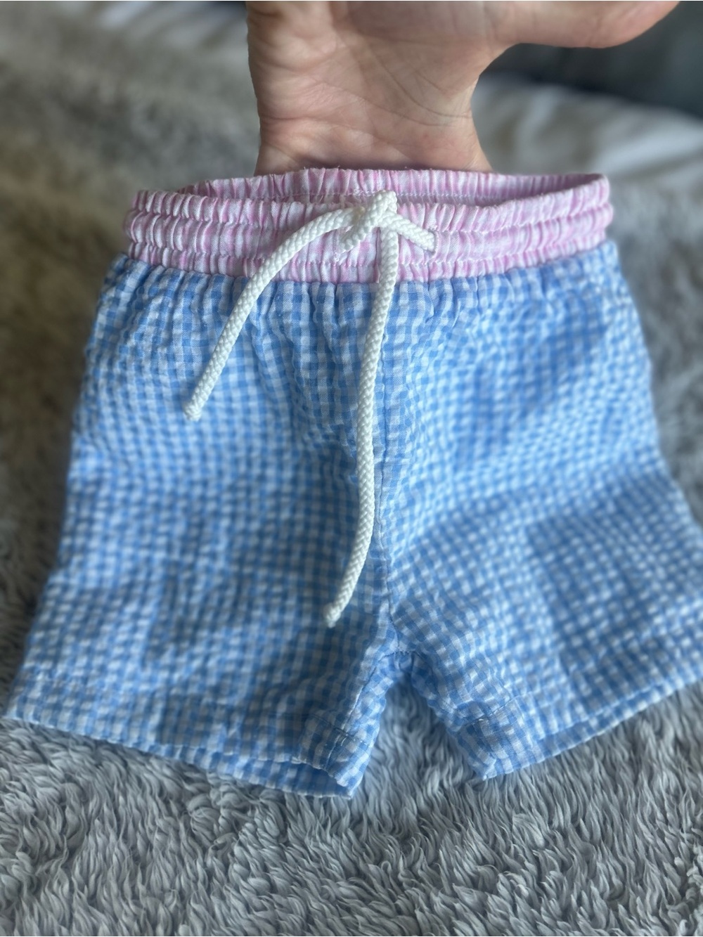 Cecil and Lou swim shorts 12 months